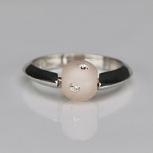 Load image into Gallery viewer, Sterling silver CZ ball ring