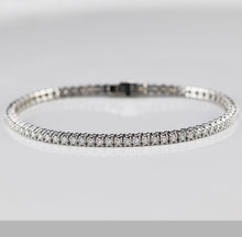 Load image into Gallery viewer, 2ctw Lab Grown Diamond tennis bracelet in 14k yellow or white gold