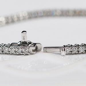 2ctw Lab Grown Diamond tennis bracelet in 14k yellow or white gold