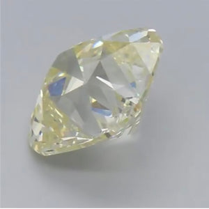 Triple Ideal AGS Antique Cushion cut 1.553ct P SI1 diamond ring in 14k