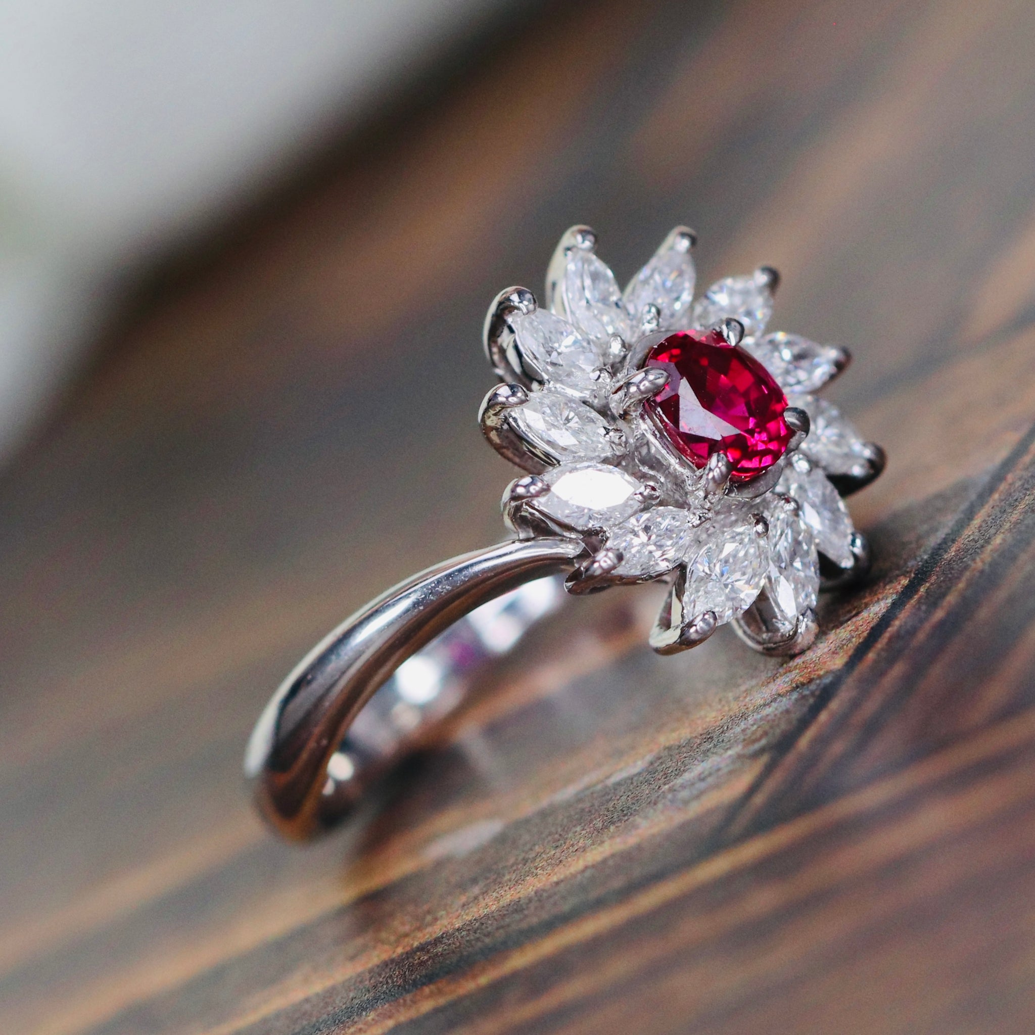 Estate hot sale ruby ring